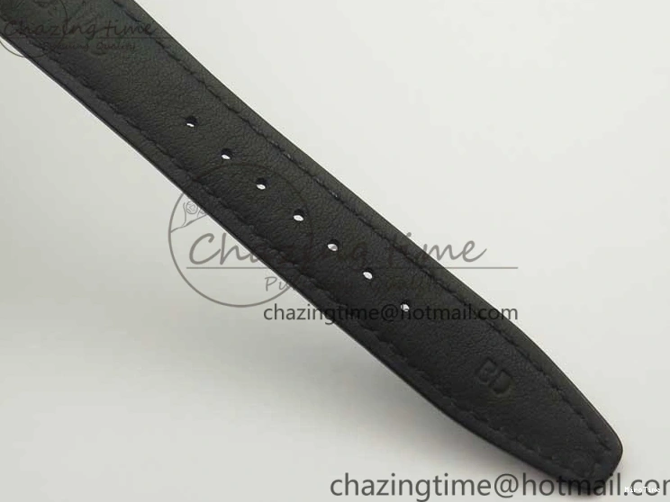 MIROTIME 0404 Portofino Automatic SS TWF 1:1 Best Edition Black Dial on Black Leather Strap A TravelReady 7199